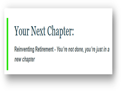 Reframing retirement isn’t about winding down—it’s about showing up differently.