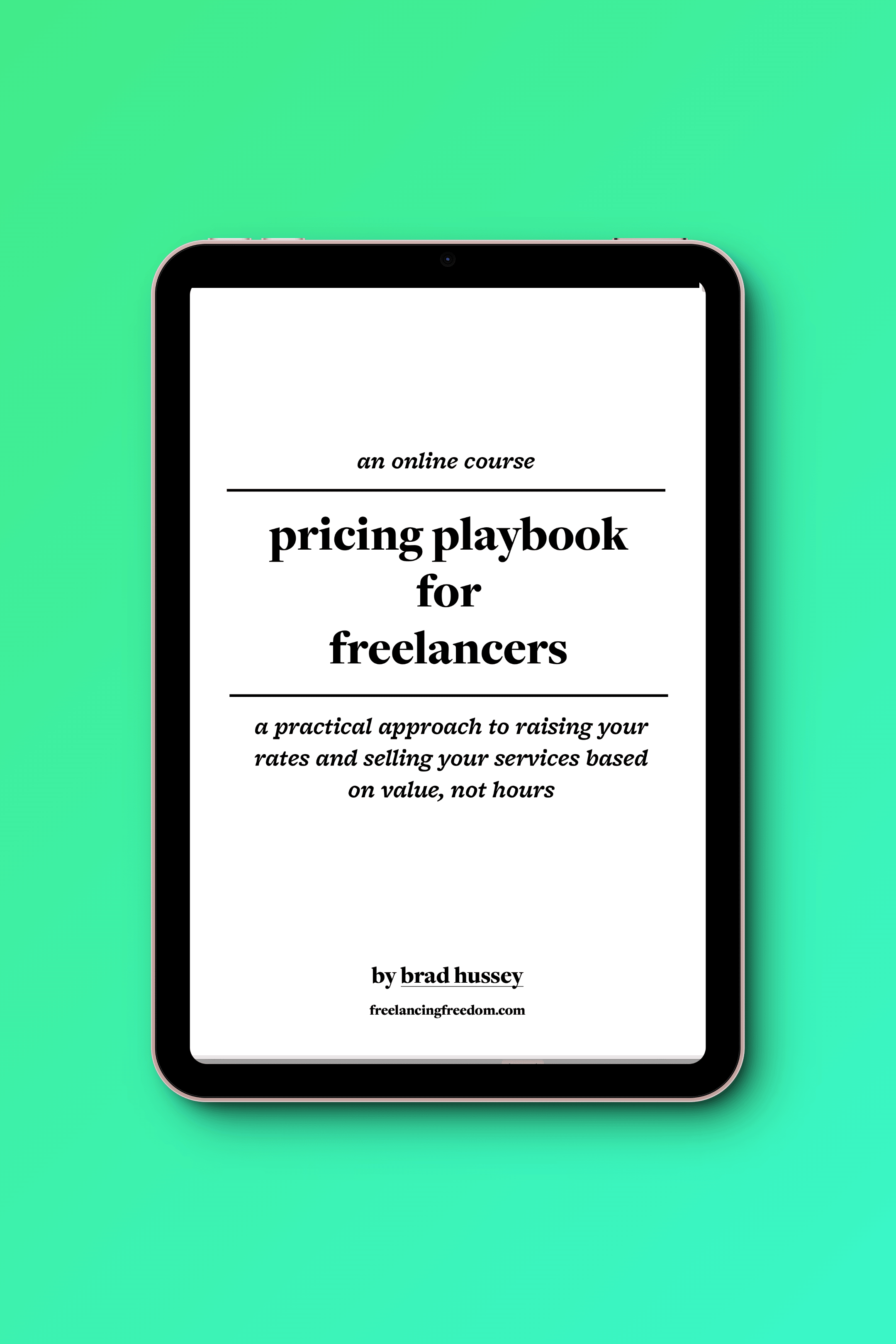 Pricing Playbook for Freelancers
