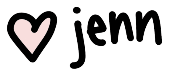 Jenn signature with heart
