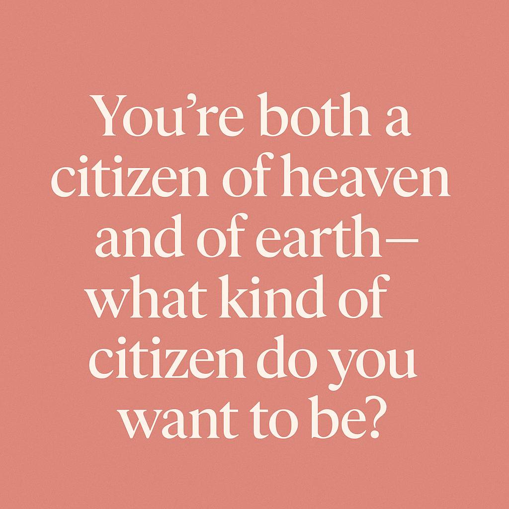 What kind of citizen do you want to be? deannafletcher.org