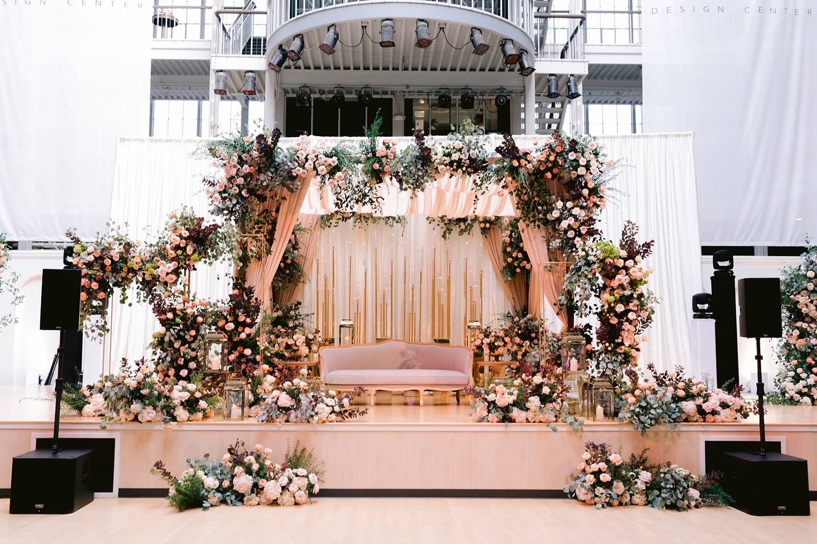 Indian Wedding at SF Galleria Design Center with The Marigold Company, San Francisco Indian Weddings 