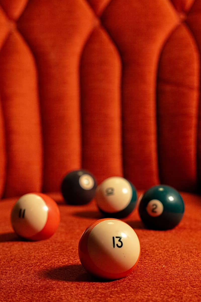 a number thirteen pool ball