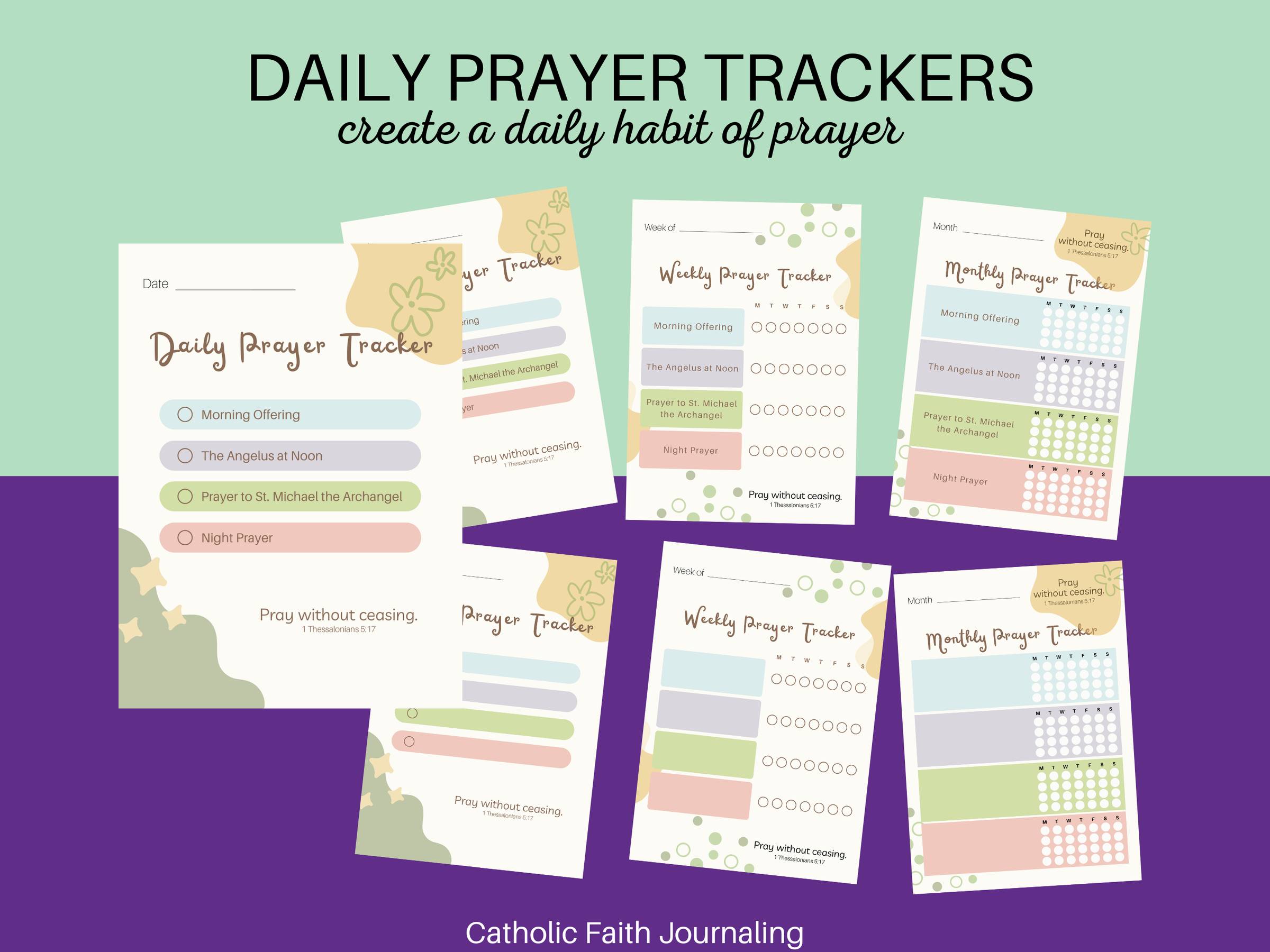 Daily Prayer Trackers