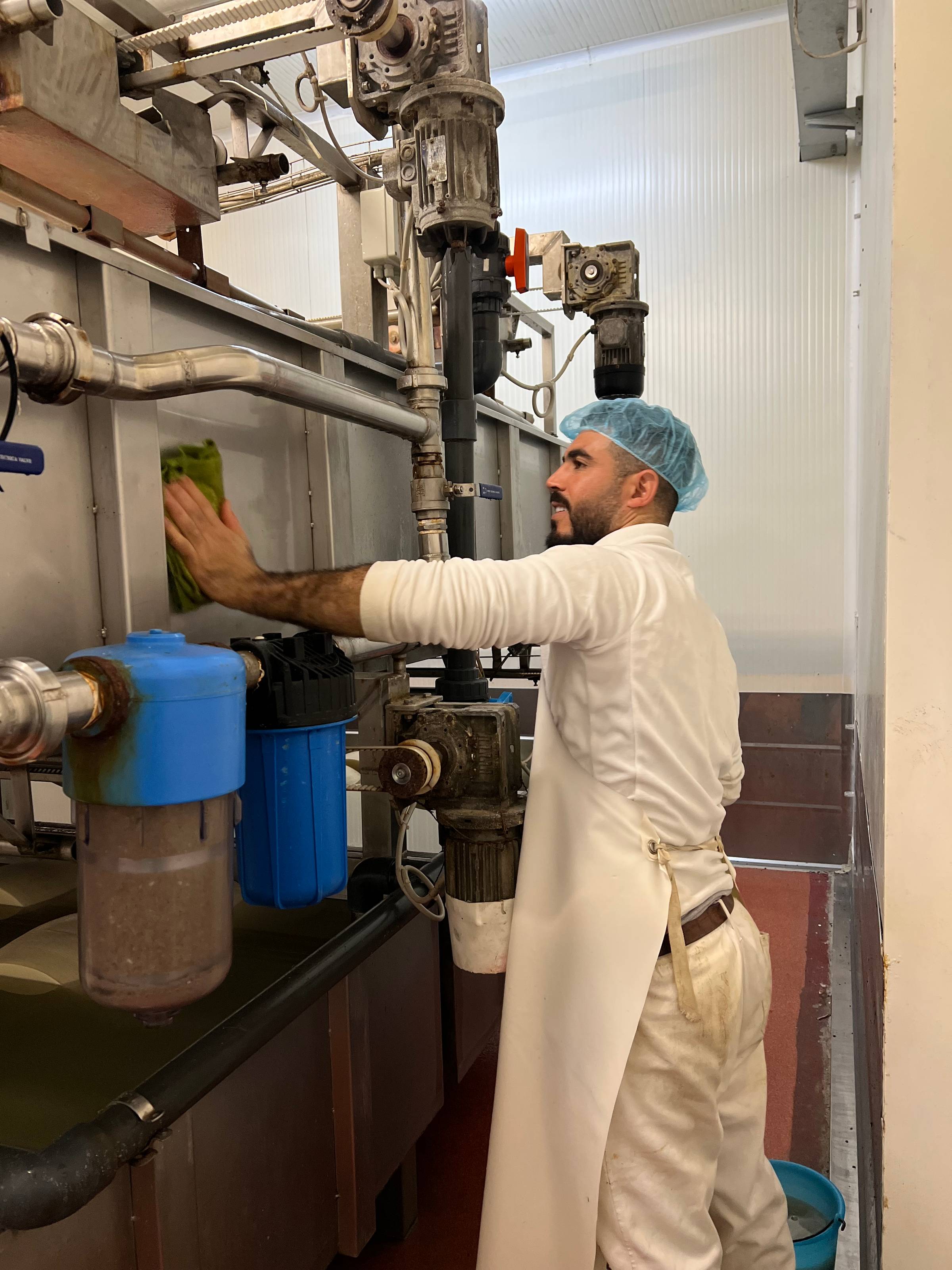 Making parmesan cheese in Emilia Romagna