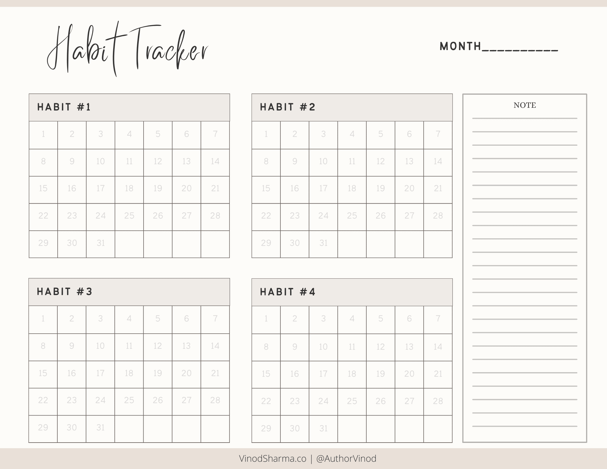 Habit Tracker