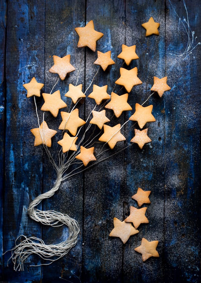 Stars in the hands. Cookies