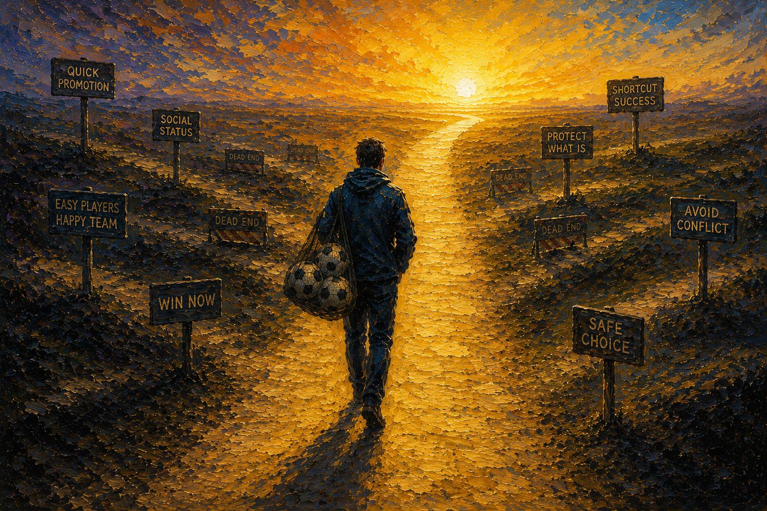 "So much of coaching is about remaining directionally correct."