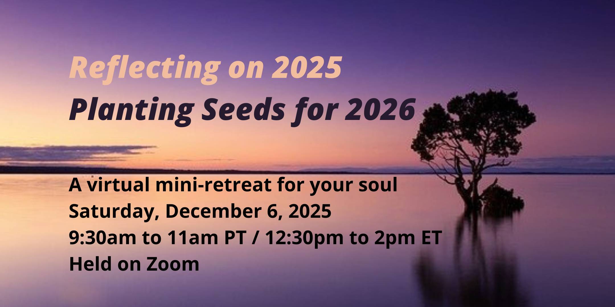 tree in the middle of a lake