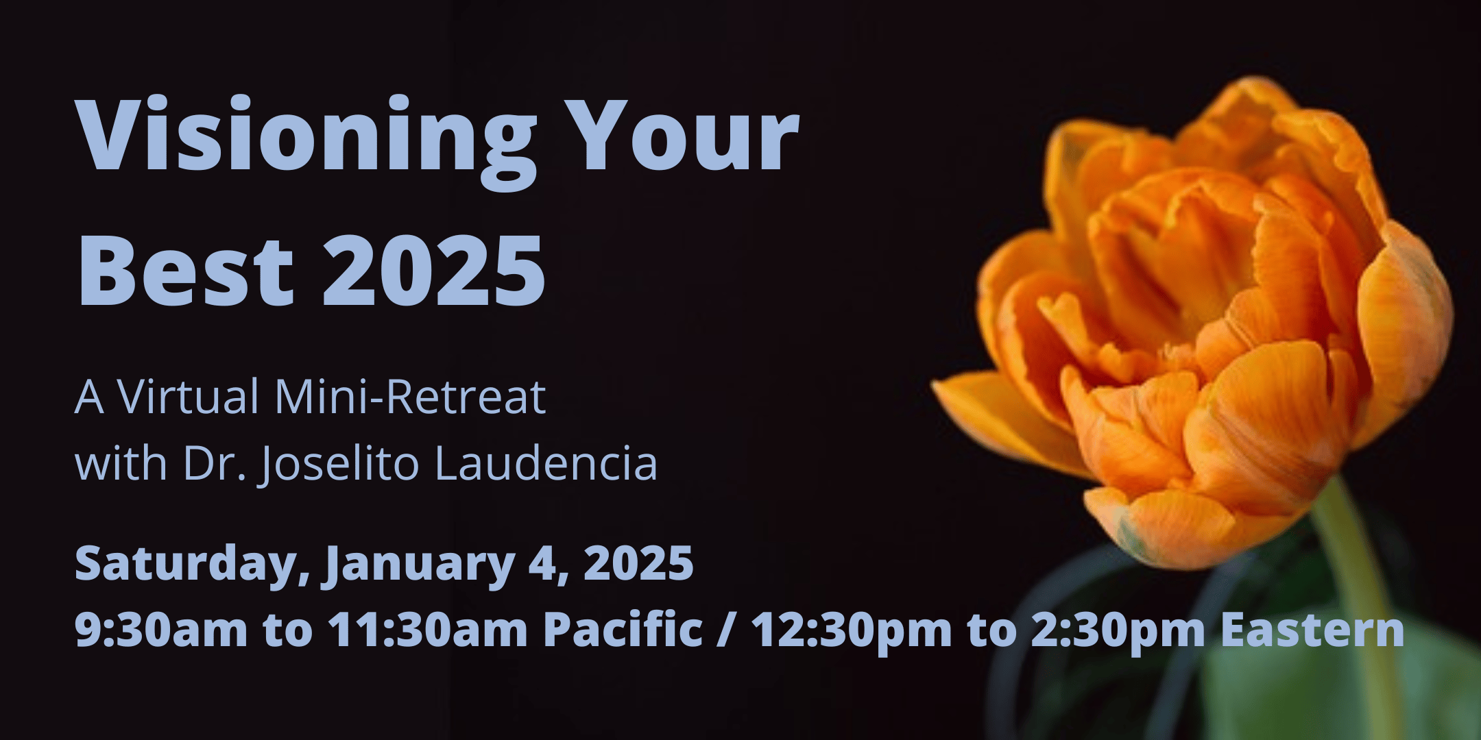 announcement for 2025 Visioning retreat