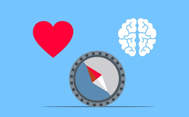 Heart, Brain, Compass