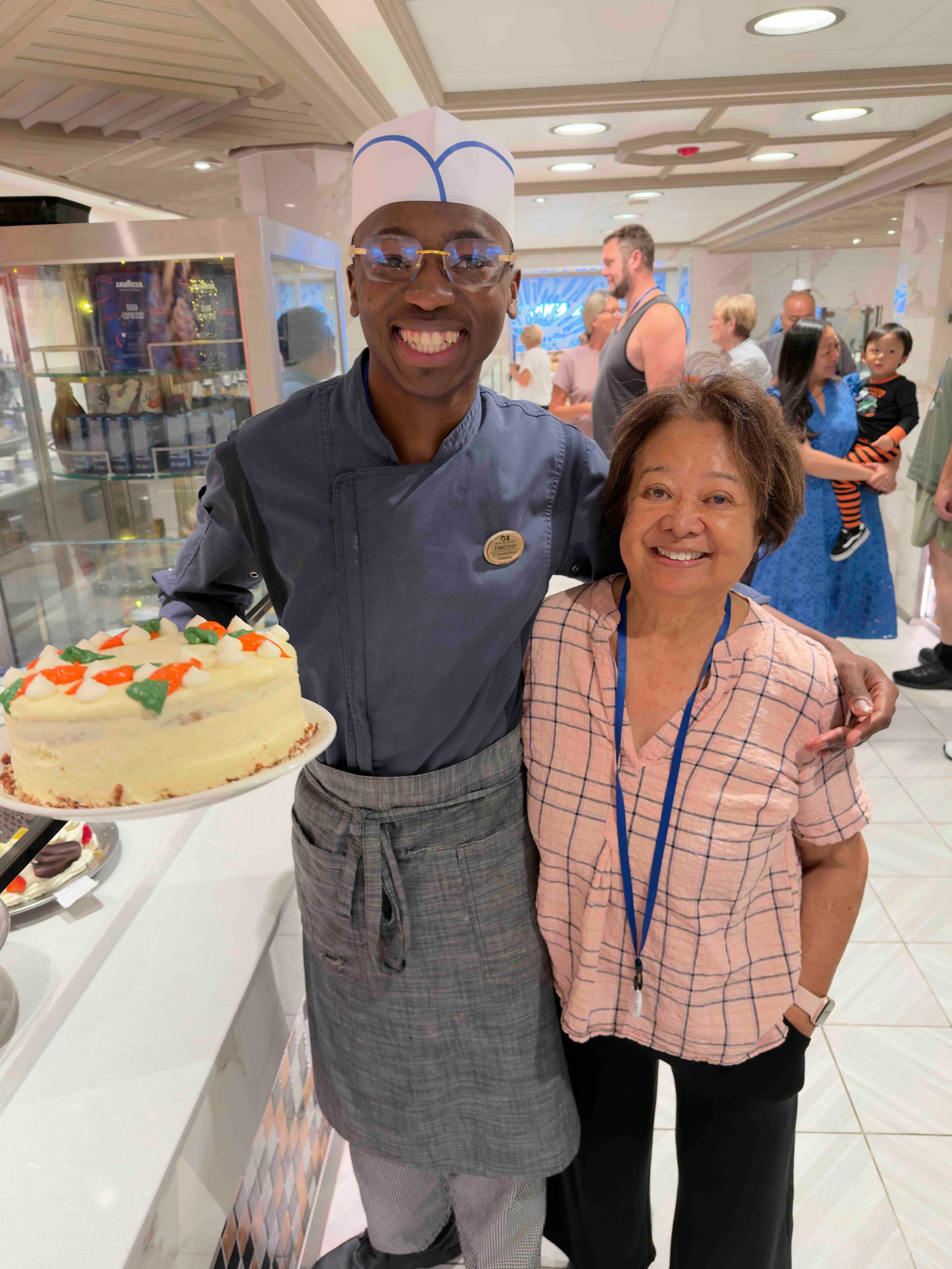 baker, mom, carrot cake