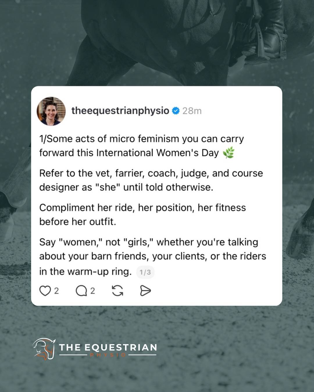 What would you add to the list? Or what have you seen seen/ done for your own microfeminist protest?💪

Drop em in the comments and let’s celebrate #internationalwomensday2026 🎉