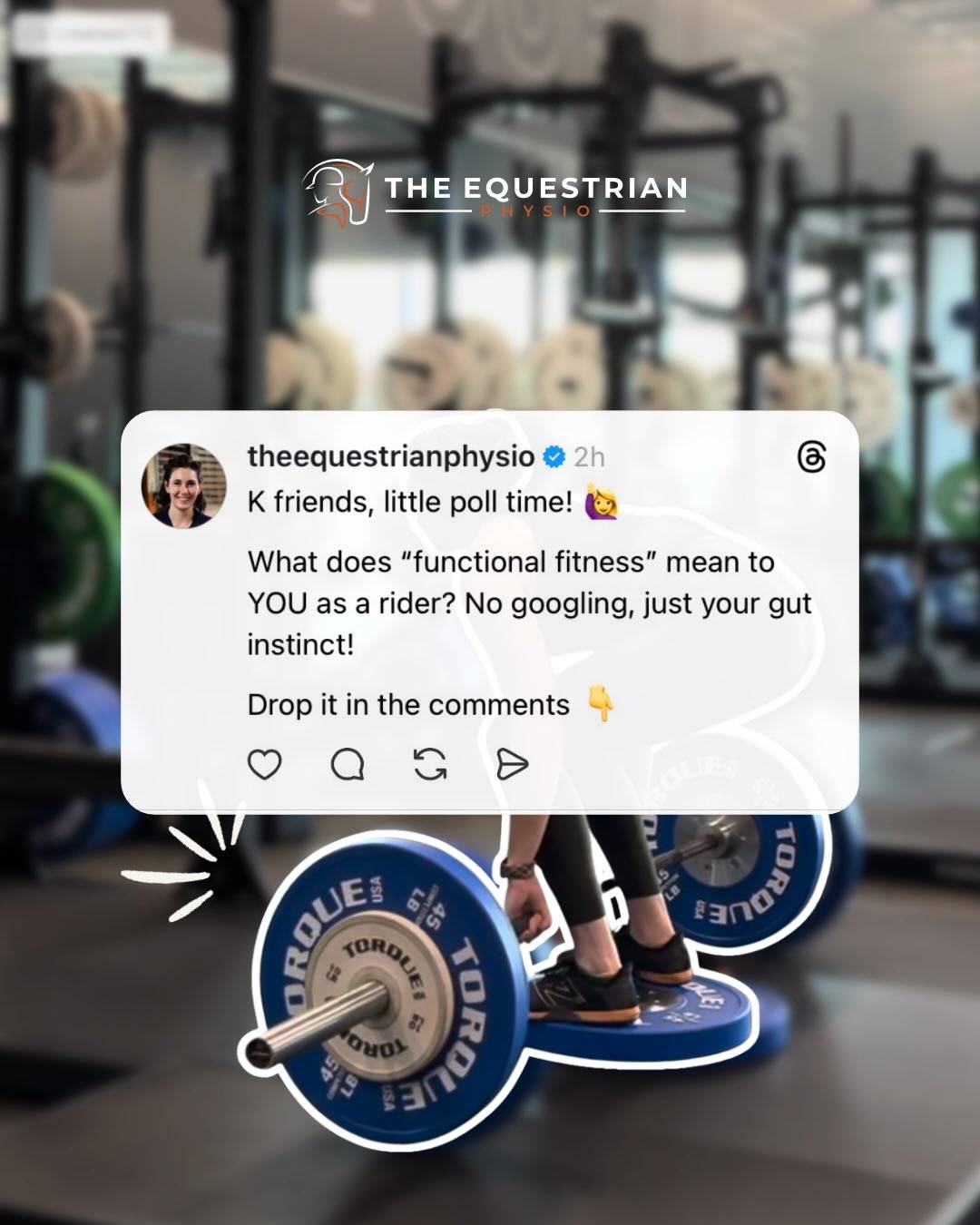 Functional fitness💪. Honestly, this term gets thrown around EVERYWHERE, especially on social media! But are we all talking about the same thing? Or are we just latching onto the flashy “term of the day”? 

Is it the expression of “fitness”, as in, the ability to perform the activities of daily life without limitation?

Or is it a style of training? And if so, what does that look like? Sport-specificity, training your body for the exact demands riding places on it? Or training your body to meet the physical demands, whether that “looks” like your sport or not? 

And then take it one step further: what does functional training actually LOOK like to you? Is it some special category of exercise, those videos of people standing on wobble boards waving resistance bands around? Or is it just base strength and mobility, intelligently applied to the life you actually want to live?

Drop your thoughts below 👇