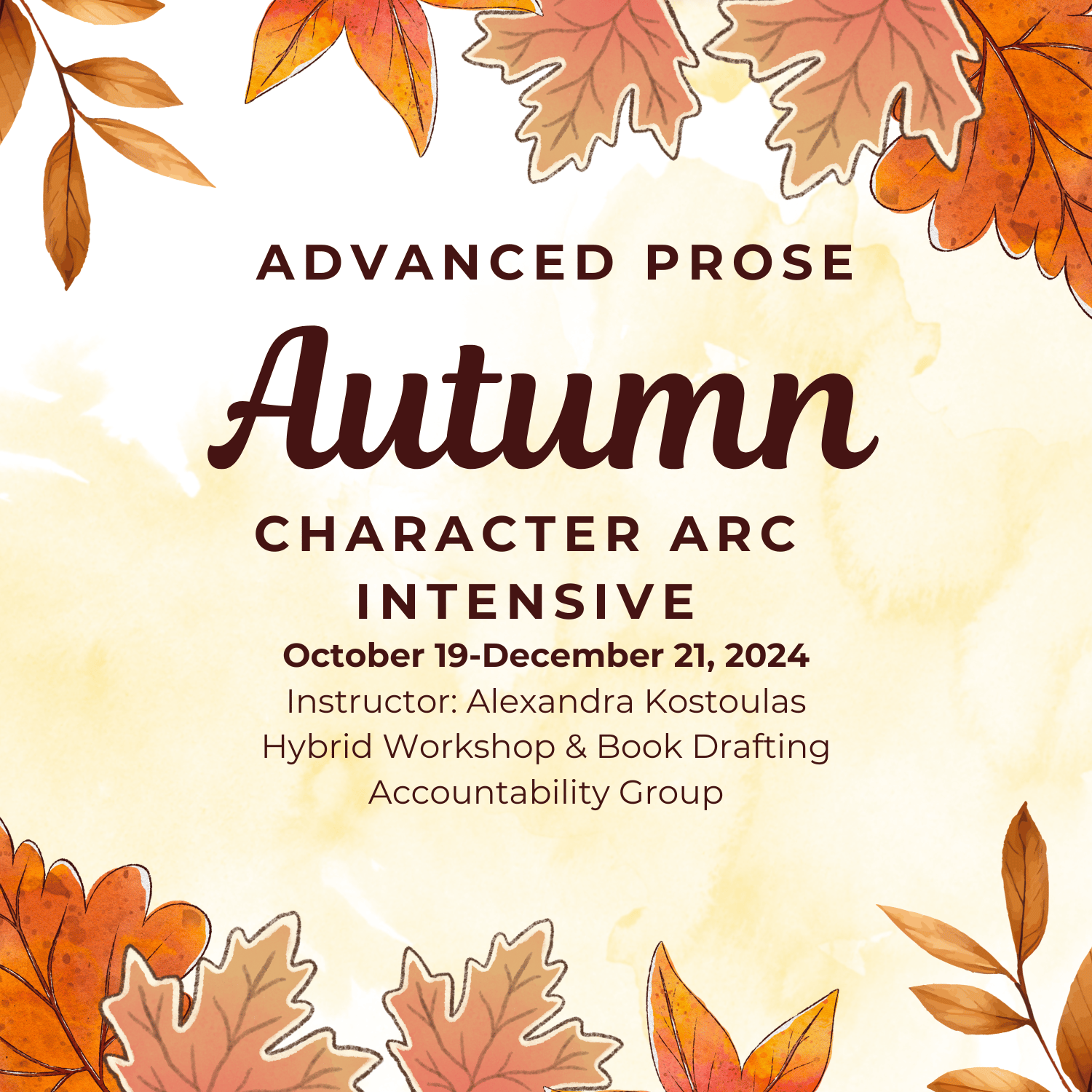 Autumn Character Arc Intensive