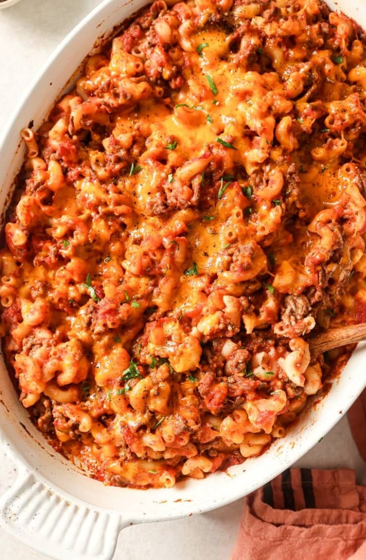 EASY Johhny Marzetti Casserole (Pasta Bake)