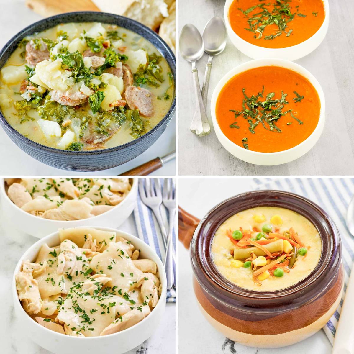 From Olive Garden's Zuppa Toscana to Panera's French Onion, make your favorite restaurant soups at home tonight.