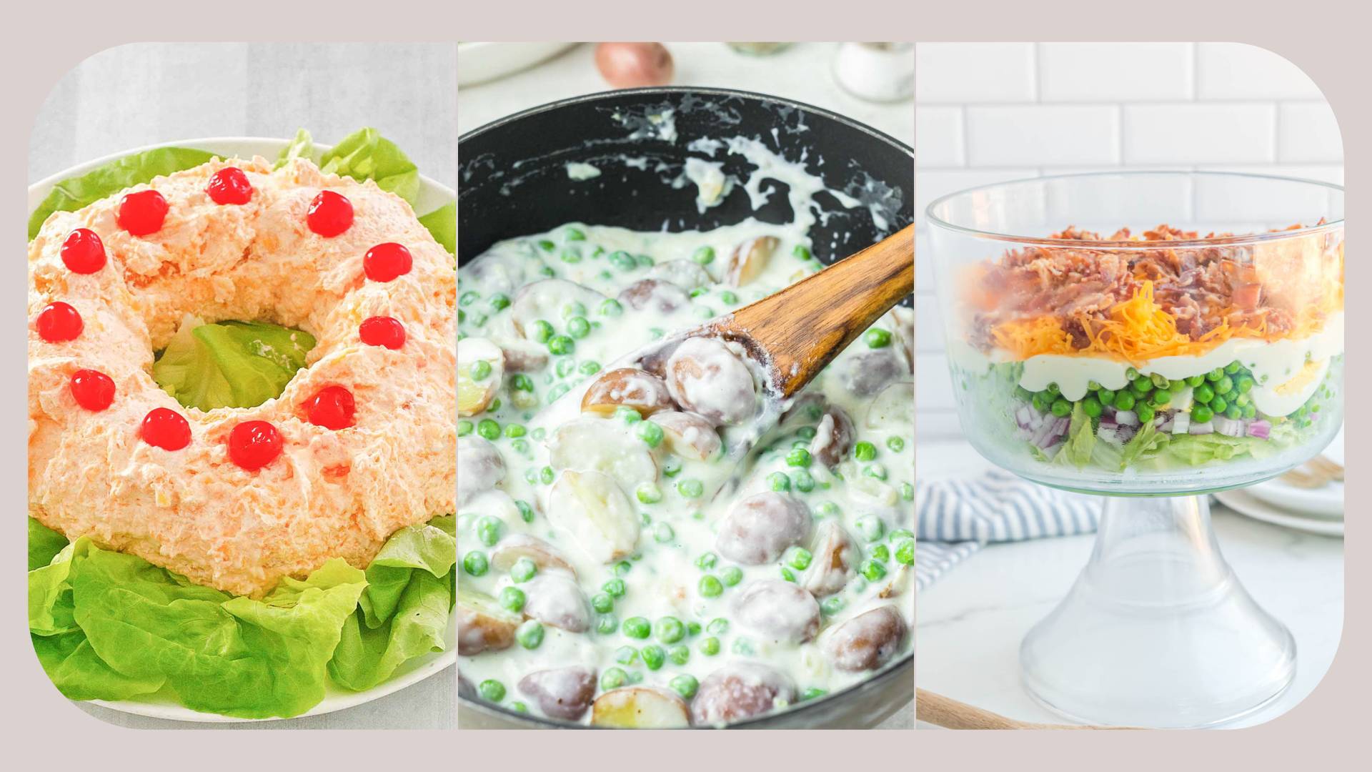 Mid-century salads and sides full of nostalgia