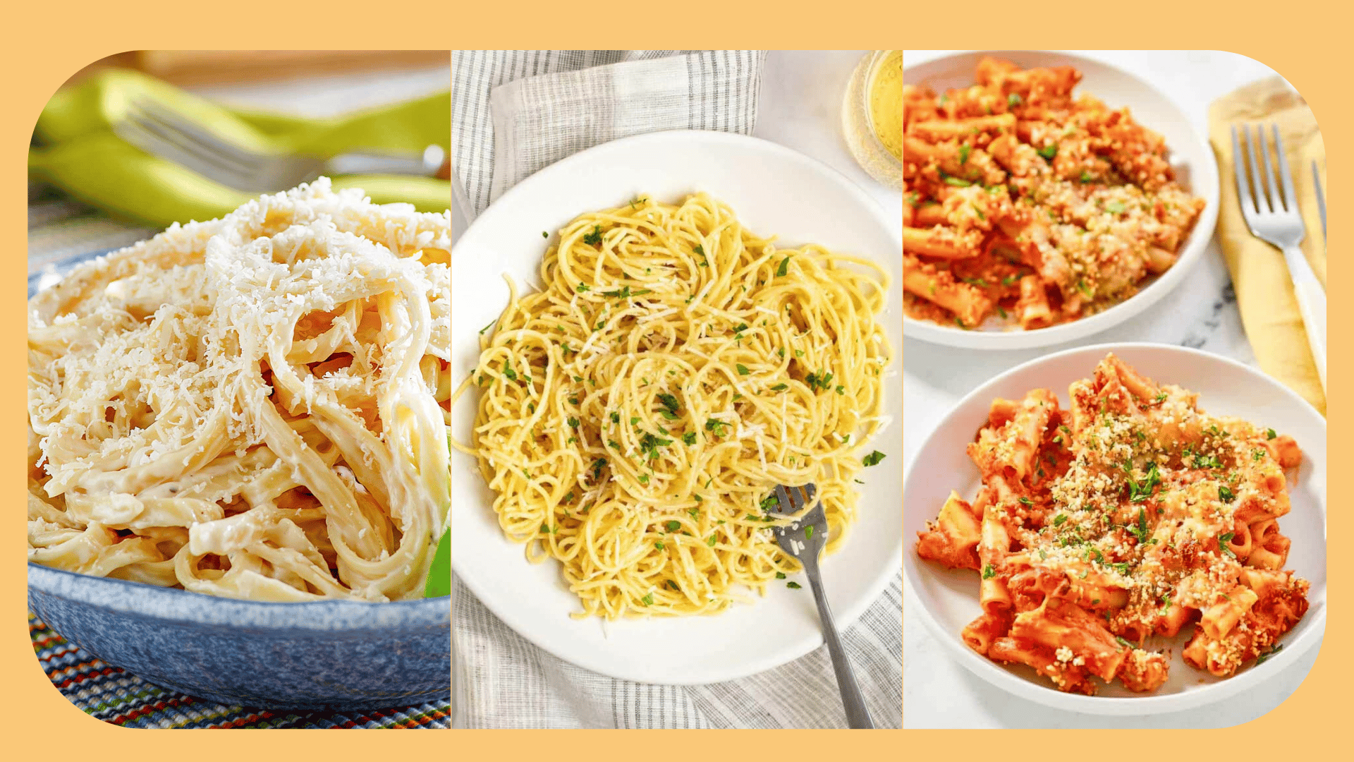 three copycat pasta dishes 