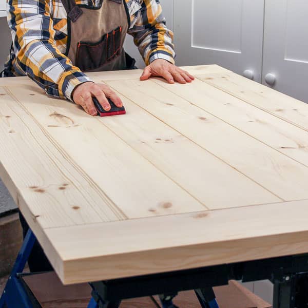 Diy Farmhouse Table Top The Right Way Saws On Skates