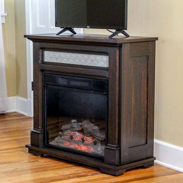 Diy Electric Fireplace Tv Stand Free Plans Saws On Skates