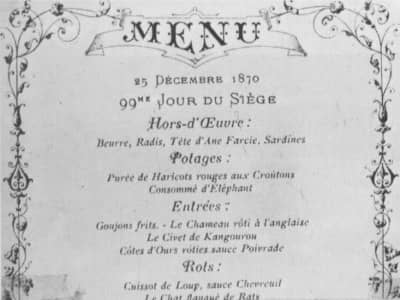 La Voisin menu