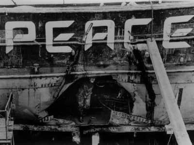 Greenpeace holed
