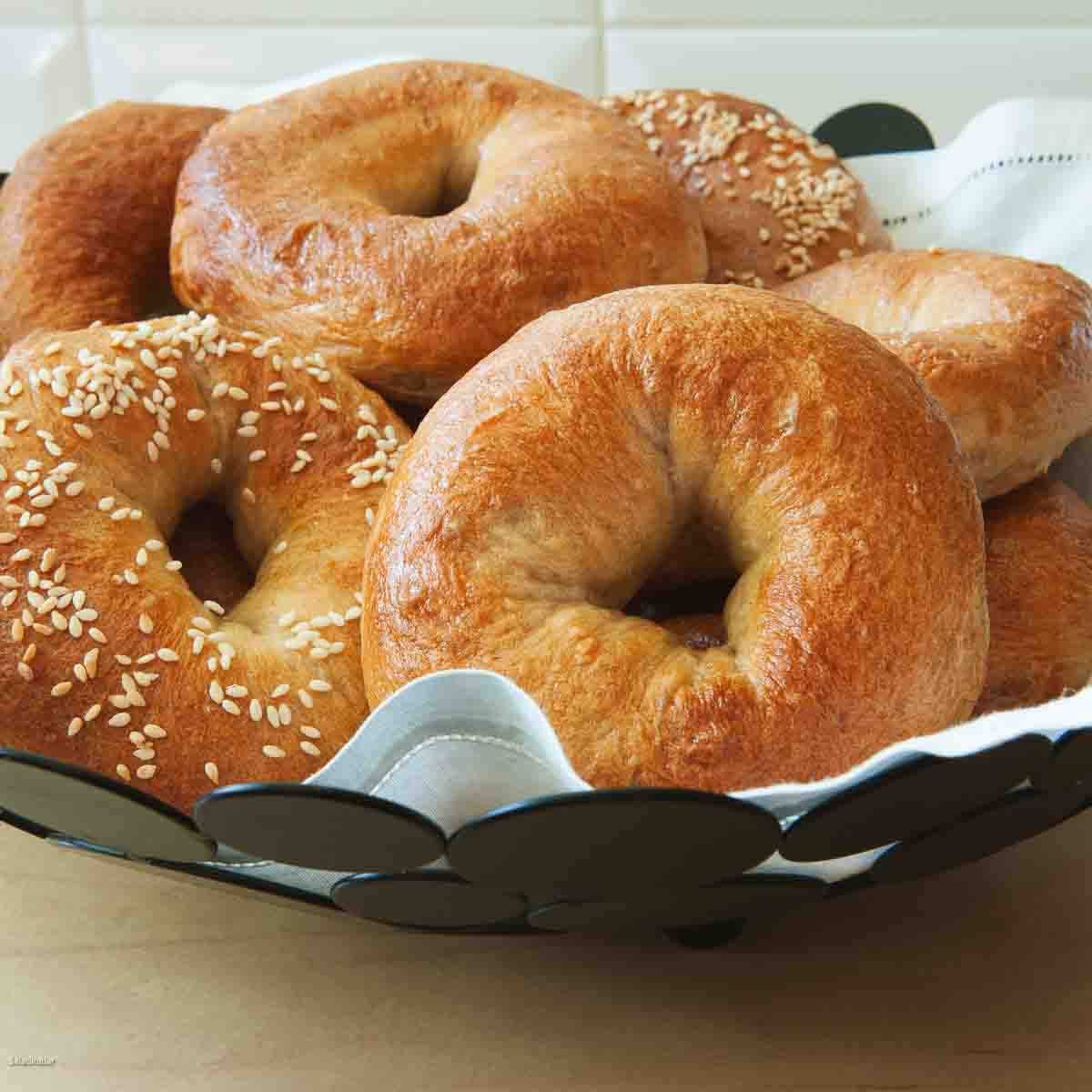 bread machine bagels