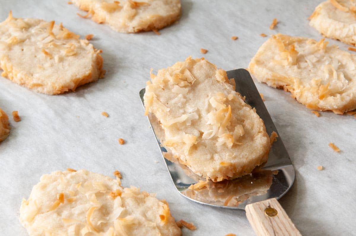 slice and bake coconut shortbread