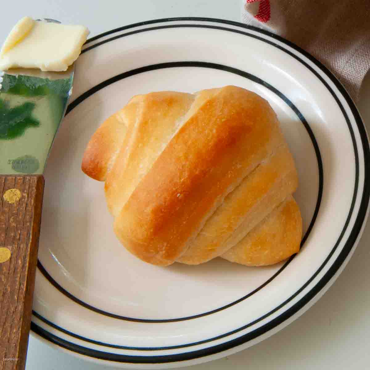 Homemade brown-and-serve rolls