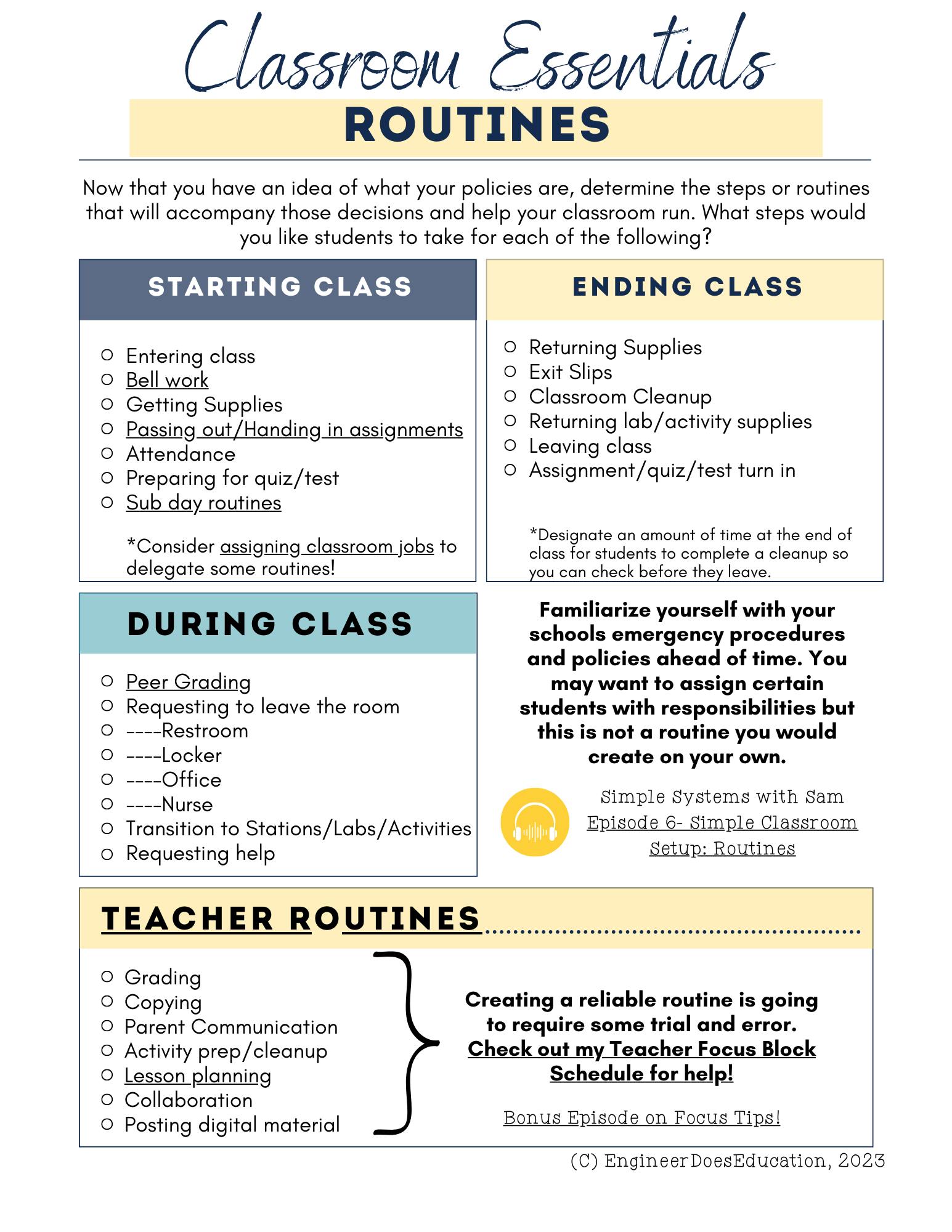This Classroom Readiness Checklist is everything new teachers need to ...