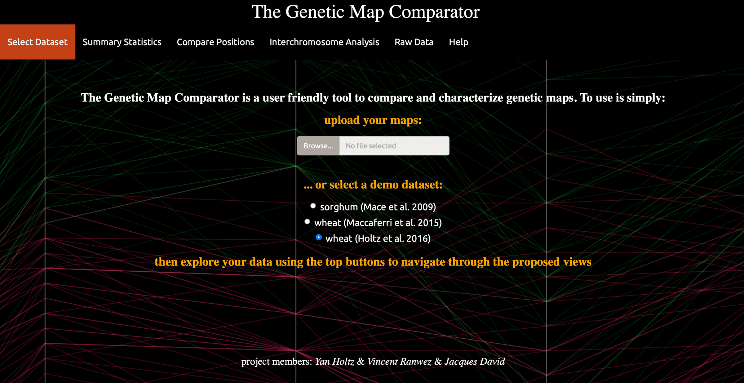 My first Shiny app, GeneMapComp
