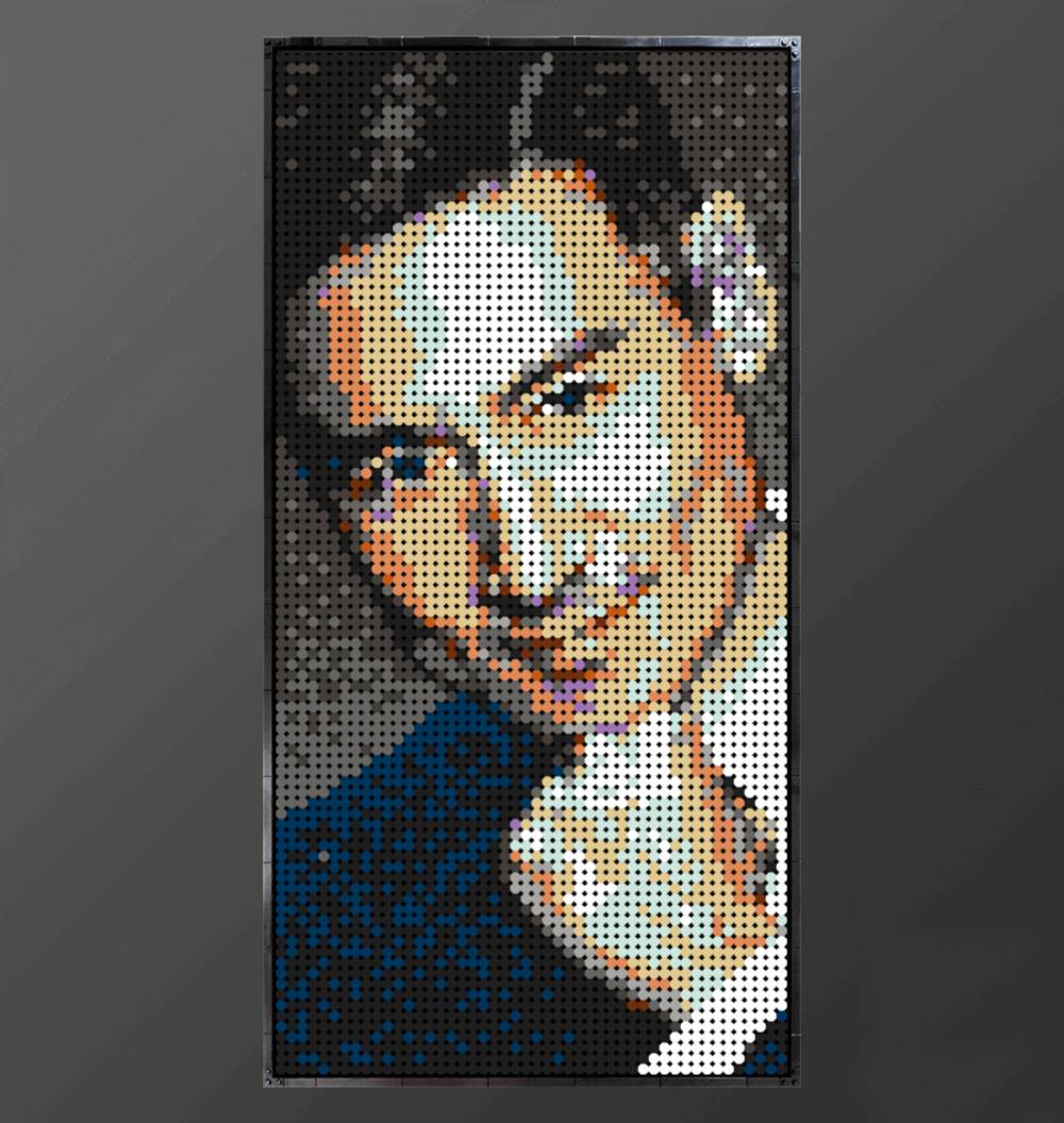 Jacky Cheung LEGO Mosaic Art [Instruction only]