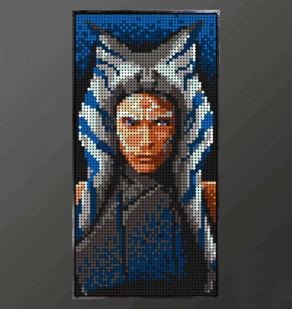 Ahsoka LEGO Mosaic Art [Instruction only]