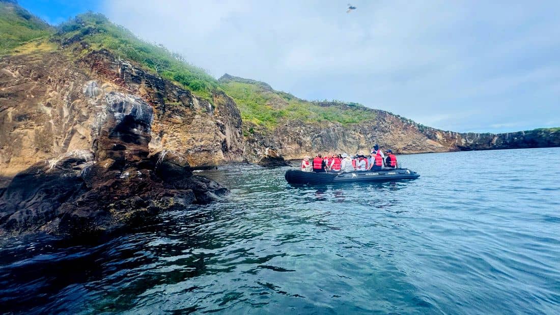 Exploring the Galápagos islands on Zodiacs
