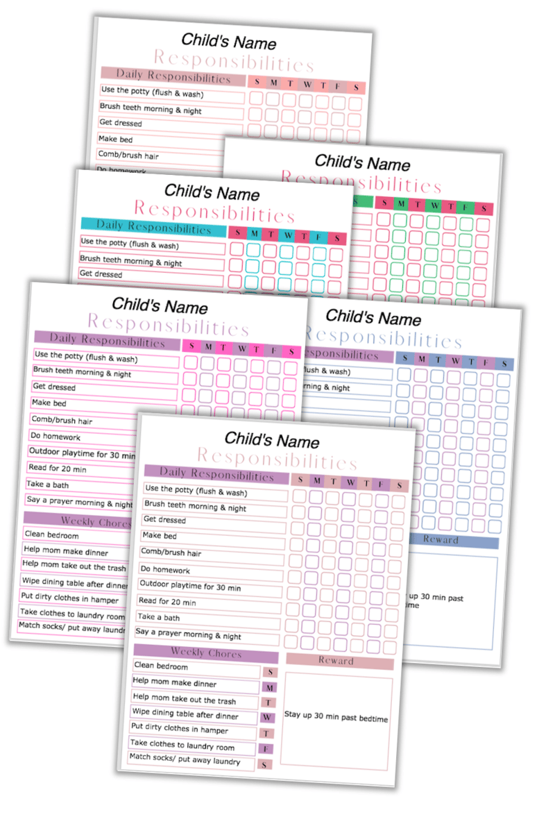 Chore Charts for Kids