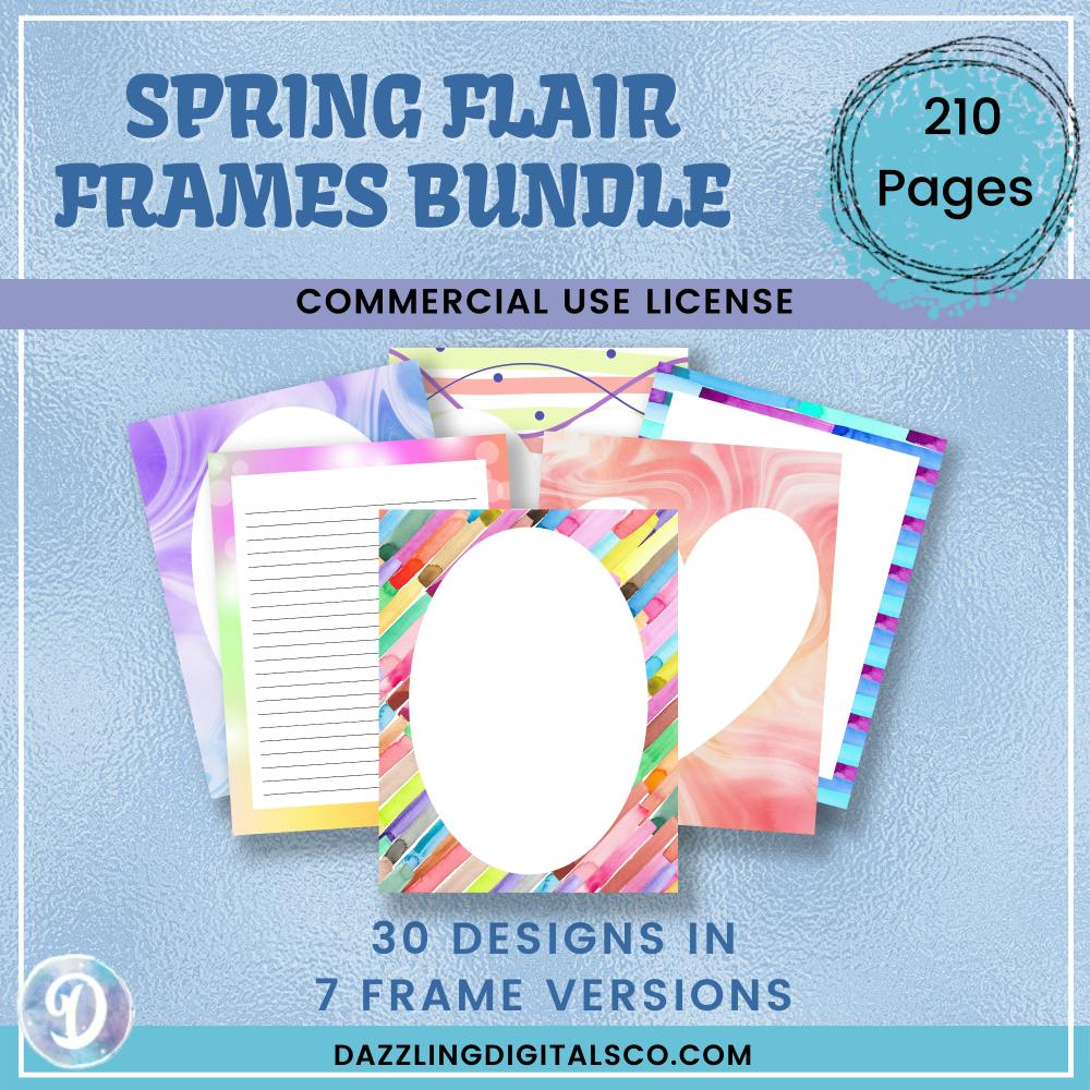 Spring Flair Frames Bundle