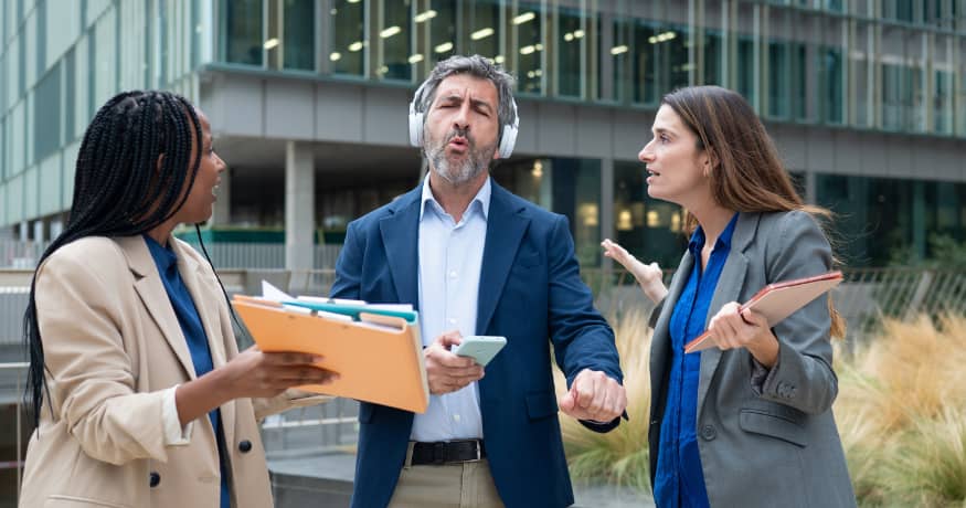 trio employees conflict