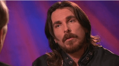 confused concerned reaction christian bale gif