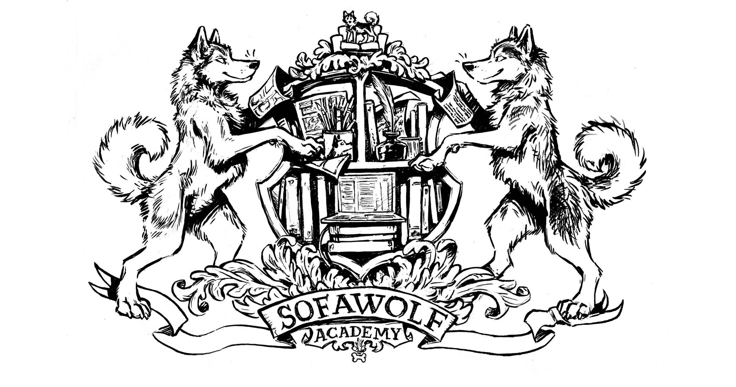 The Sofawolf Academy Logo
