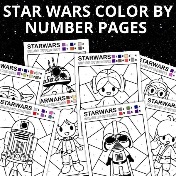 Star Wars Color by Number