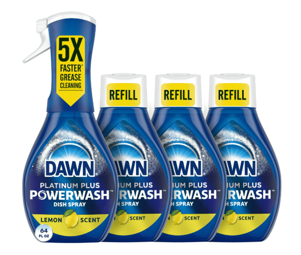 dawn powerwash dish soap four count