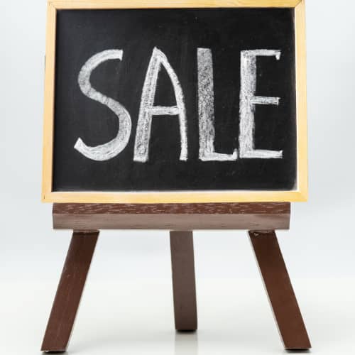 sale sign