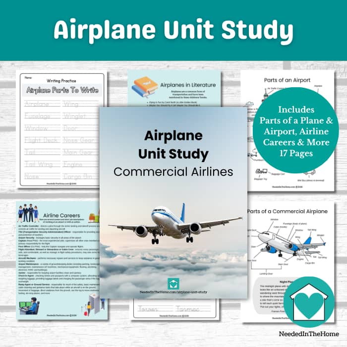 airplane unit study commercial airlines