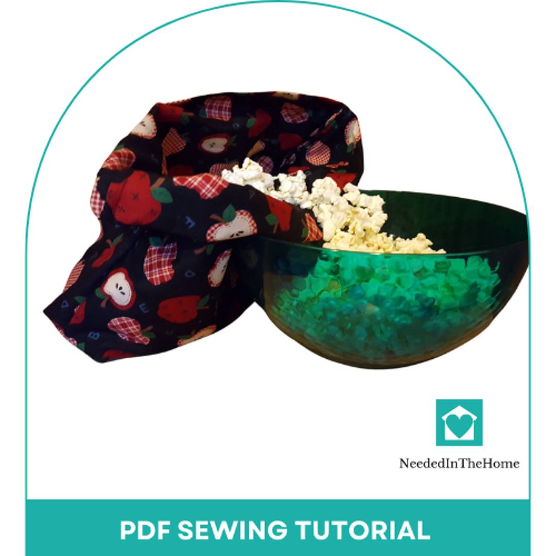 Microwave Popcorn Bag Sewing Tutorial