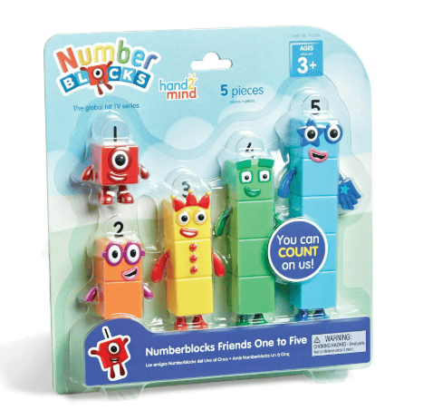 number blocks one through five