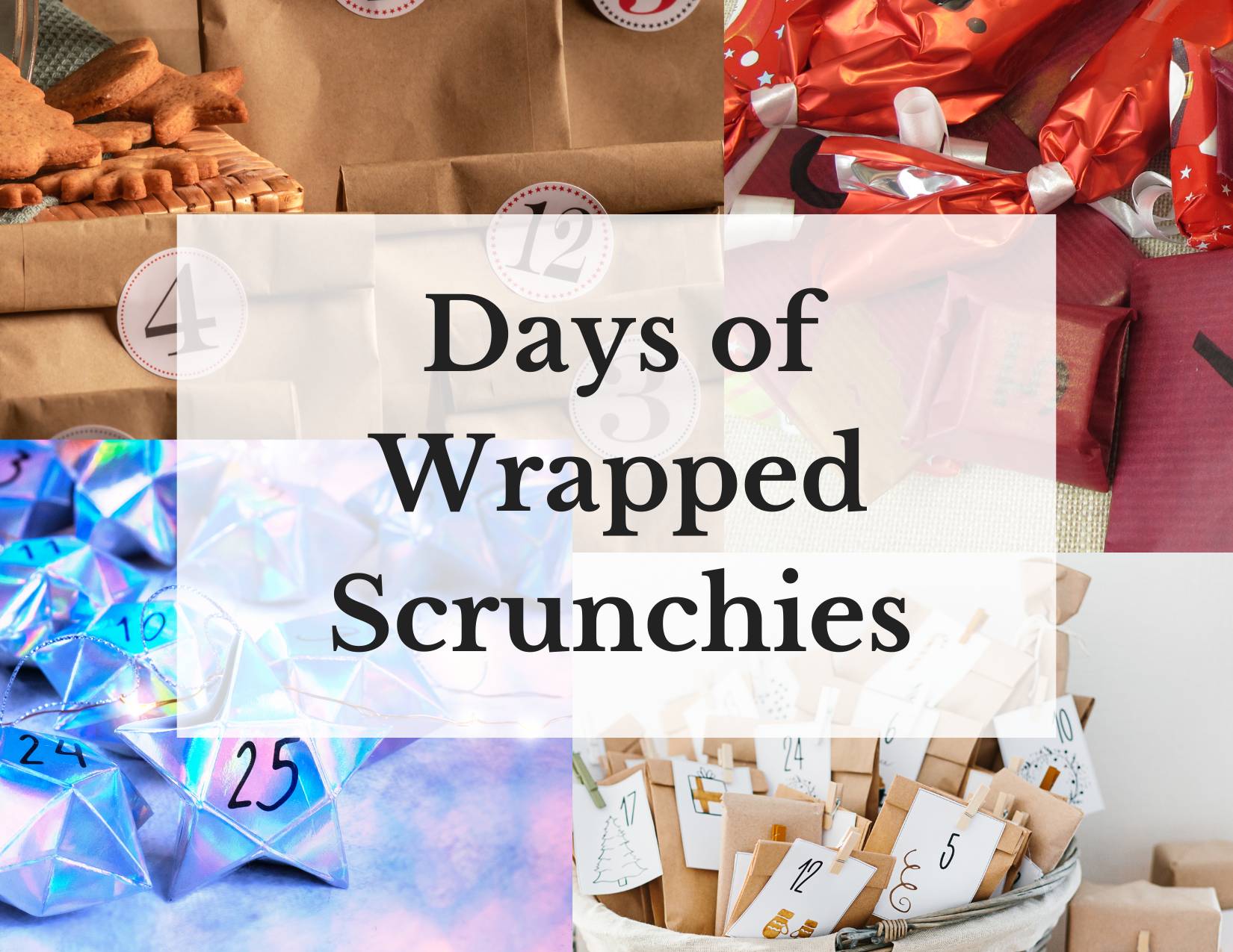 days of wrapped hair scrunchies