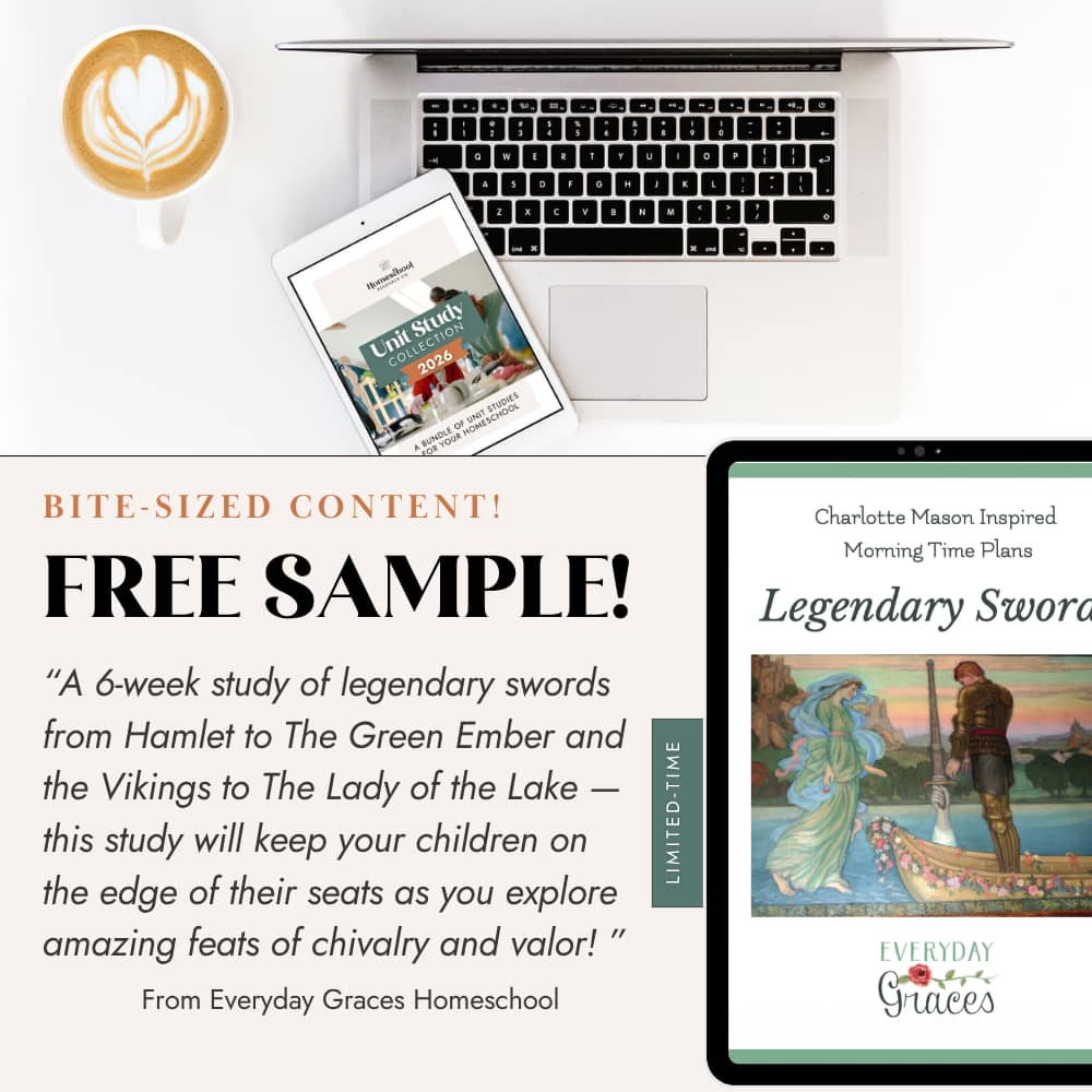 free sample swords unit study