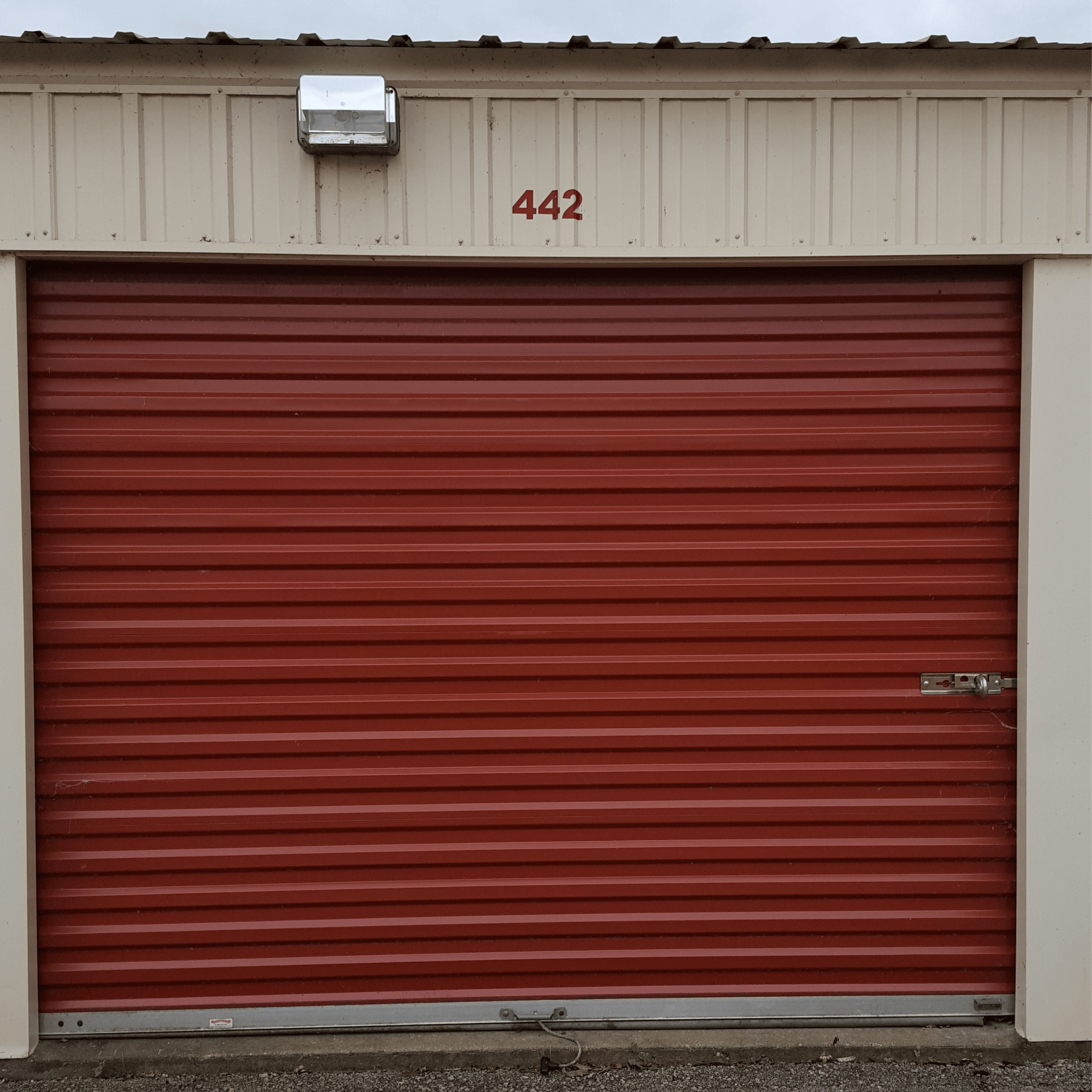 storage unit door