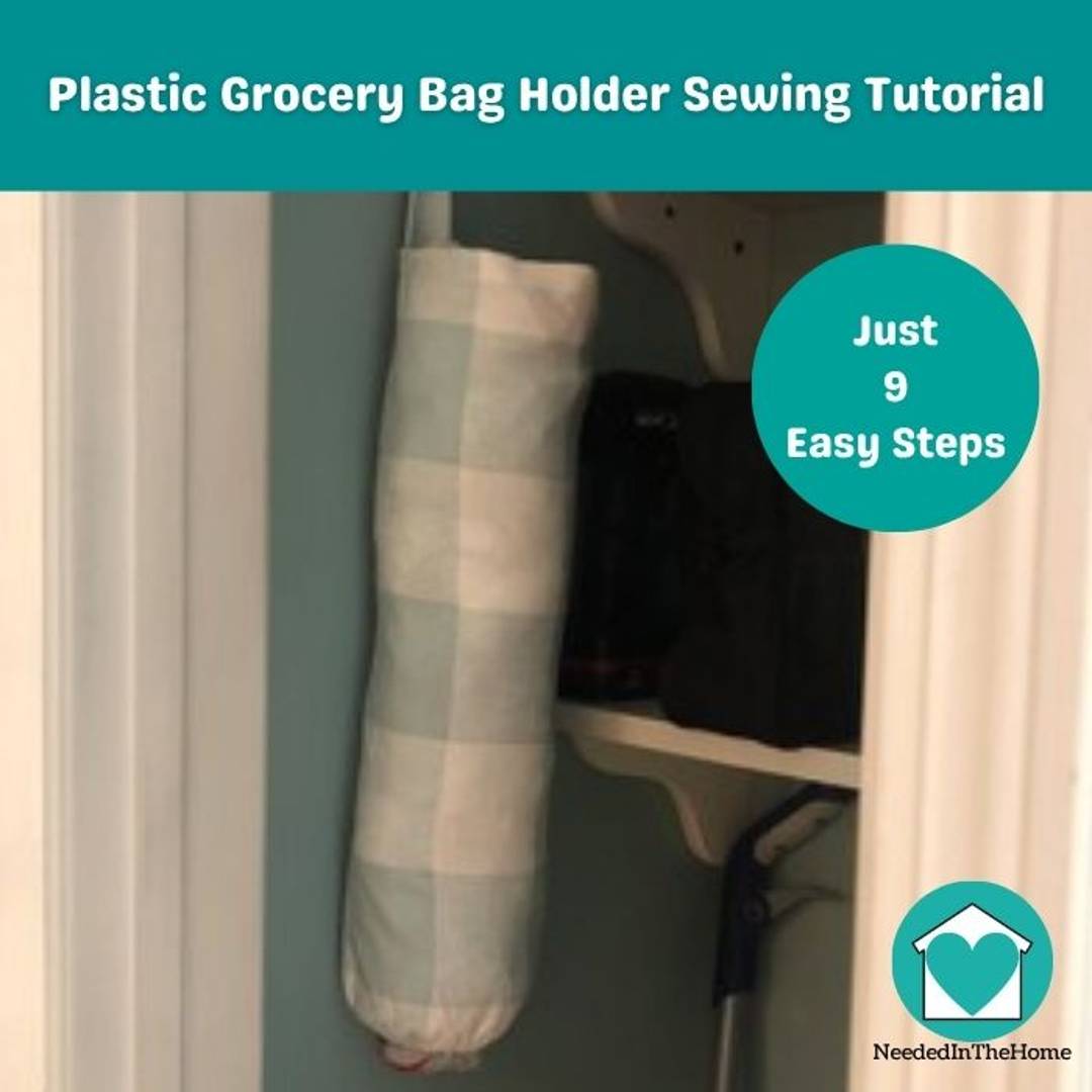 plastic grocery bag holder sewing tutorial just 9 easy steps neededinthehome