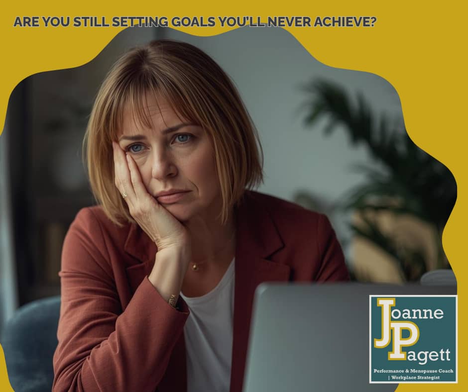 A woman in her 40s looking sad